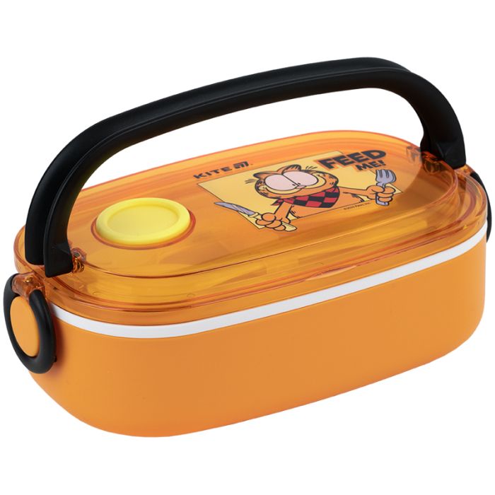 Ланч-бокс дитячий Kite Garfield , 900 мл, помаранчевий (GF25-1180) зображення 8
