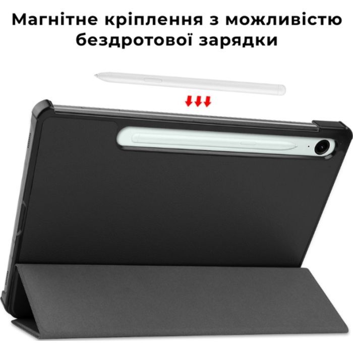 Чехол для планшета AirOn Premium Samsung Galaxy Tab S10 Lite 2025 Black + film (4822352781155) изображение 5