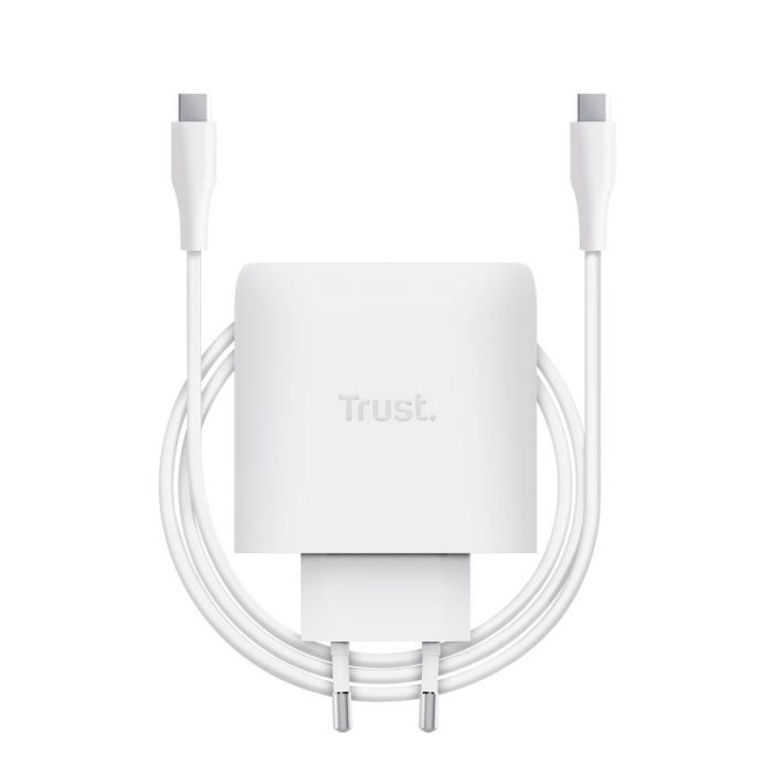 Зарядний пристрій Trust USB-C 65W GaN PD/PPS white (25524_TRUST) зображення 3