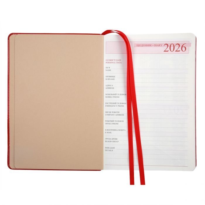 Тижневик Leo planner А5 датований 2026 "Aldento", інтегральний, темно-синій, 368 сторінок (252672) зображення 6