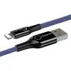 Дата кабель USB 2.0 AM to Lightning 1.0m 2.4A blue Baseus (CALCD-03) зображення 3