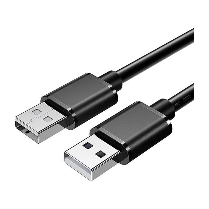 Дата кабель USB 2.0 AM/AM 0.5m 5Gbps Essager (EXCAA2-YTB01)