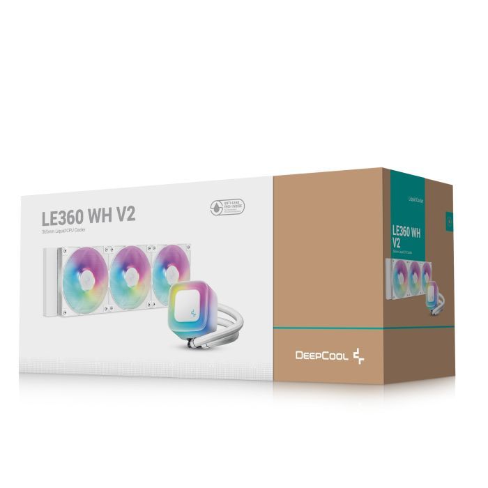 Система рідинного охолодження Deepcool LE360 WH V2 (R-LE360-WHAMMN-G-2) зображення 6
