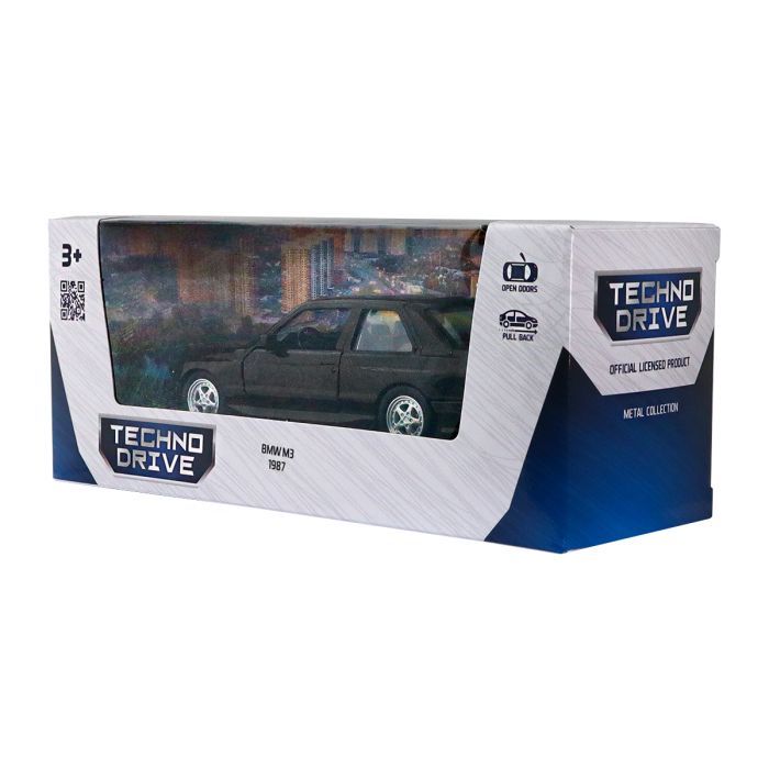 Машина TechnoDrive BMW M3 1987 (черный) (250395U) изображение 4