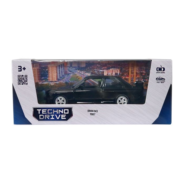 Машина TechnoDrive BMW M3 1987 (черный) (250395U) изображение 5