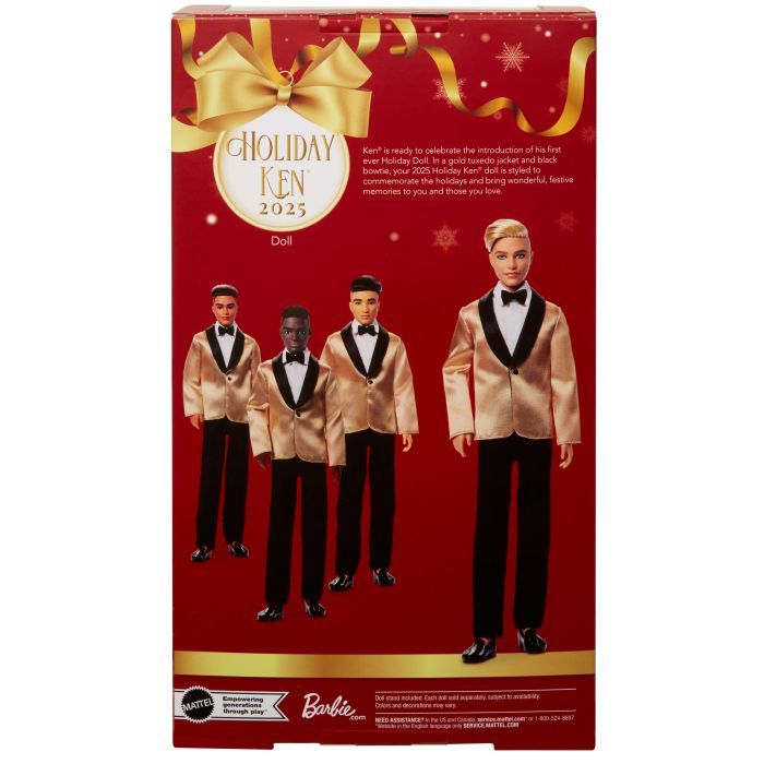 Лялька Barbie Signature Святковий Кен блондин (JGK55) зображення 3 Лялька Barbie Signature Святковий Кен блондин (JGK55) зображення 3