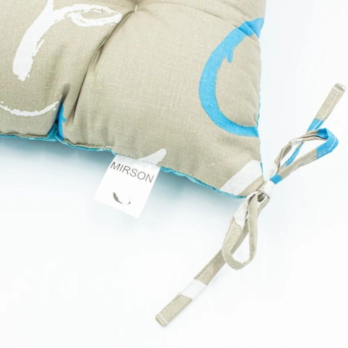 Подушка на стілець MirSon Бязь Принт 17-0104 Severo 50х50 см (2200006276456) зображення 3