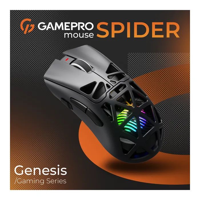 Мишка GamePro Genesis Spider Wireless/Bluetooth/USB Black (GM870B) зображення 4