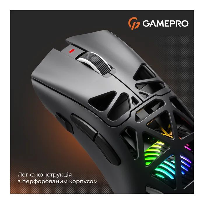 Мишка GamePro Genesis Spider Wireless/Bluetooth/USB Black (GM870B) зображення 6