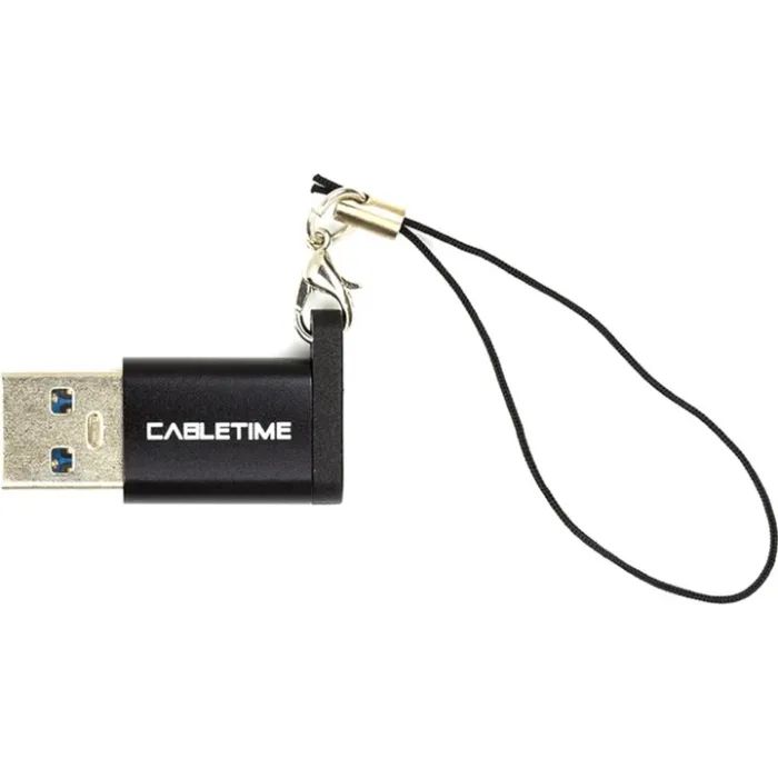 Переходник USB 3.0 AM to USB-C F Cabletime (CA913701) изображение 2