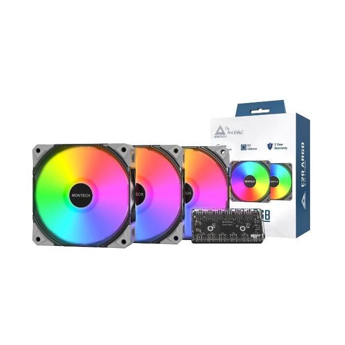 Кулер до корпусу MONTECH E28 ARGB 3 PACK (B) зображення 5