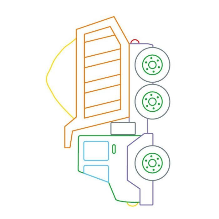 Книга Розмальовка з підказкою. Великі машини Ранок (9789667513887) изображение 4