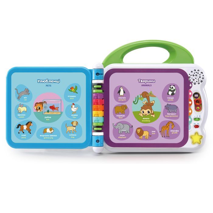 Развивающая игрушка VTech Англо-украинский словарик 100 слов (80-601576) изображение 3