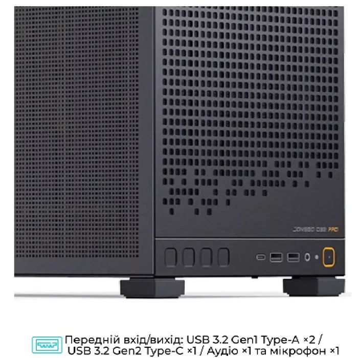 Корпус для ПК JONSBO D32 PRO MESH Black зображення 6