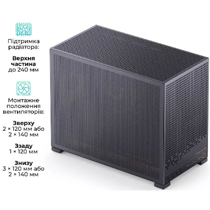 Корпус для ПК JONSBO D32 PRO MESH Black зображення 7