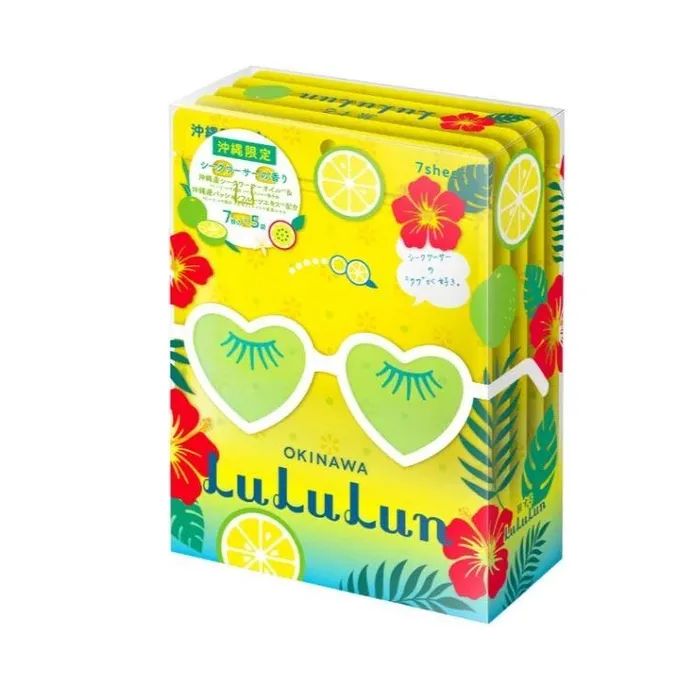 Маска для лица Lululun Premium Face Mask Okinawa Citrus 7 шт (4582305065770)