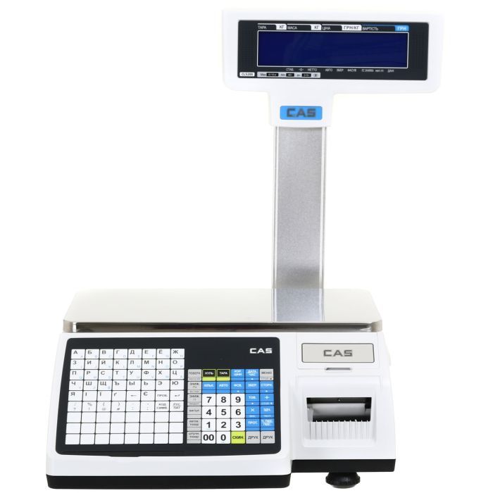 Весы торговые CAS CL-5200-P со стойкой (CL-5200-P) изображение 2