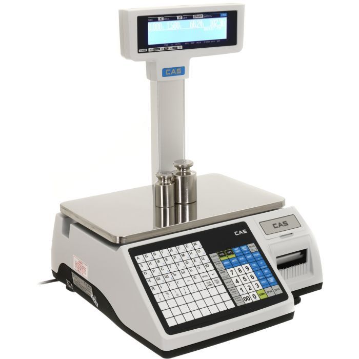 Весы торговые CAS CL-5200-P со стойкой (CL-5200-P) изображение 3