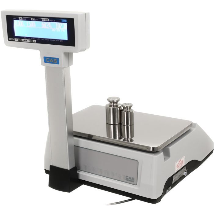 Весы торговые CAS CL-5200-P со стойкой (CL-5200-P) изображение 4