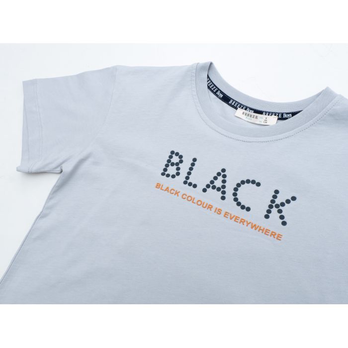 Футболка детская Breeze BLACK (20962-146B-gray) изображение 2