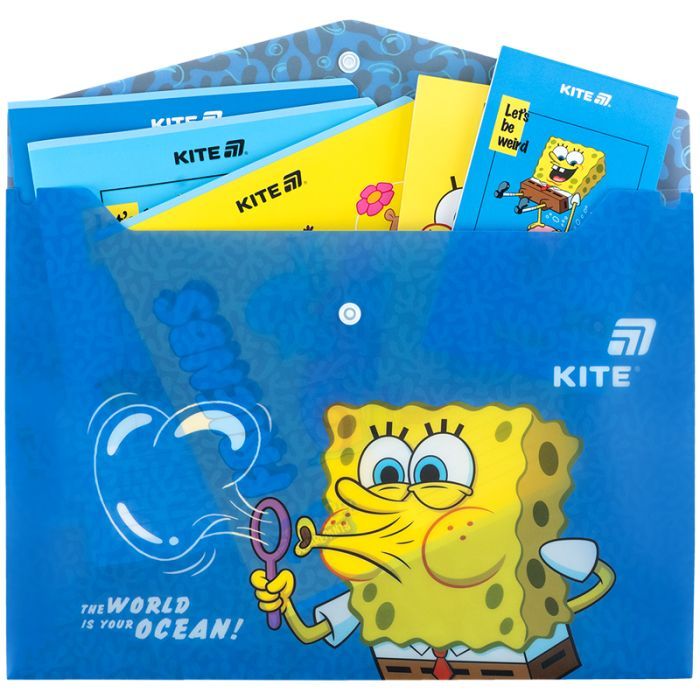 Папка - куточок Kite А4 SpongeBob SquarePants (SB25-244) зображення 3