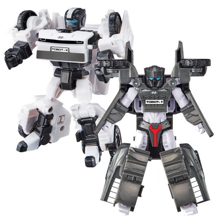 Трансформер Tobot мини S5 ТОБОТ X белый + ТОБОТ Y серый (301166)