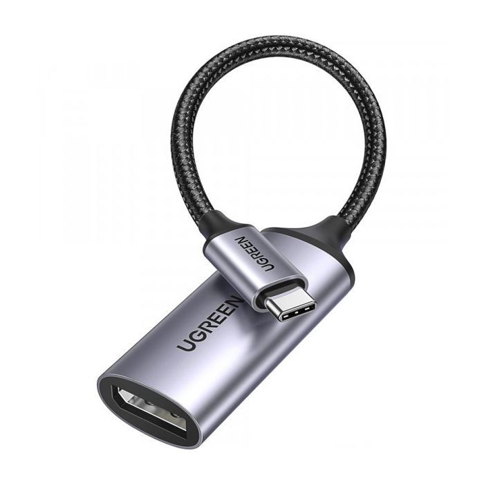 Перехідник USB-C M to DisplayPort F 0.1m 8K60Hz CM654 gray Ugreen (15575)