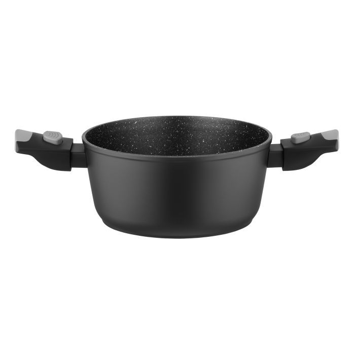 Кастрюля Ardesto Gemini Bari, 2.5л, алюміній, чорний (AR1925AC) изображение 3