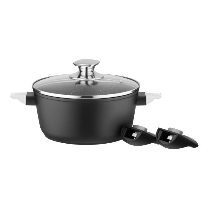 Кастрюля Ardesto Gemini Bari, 2.5л, алюміній, чорний (AR1925AC) изображение 9