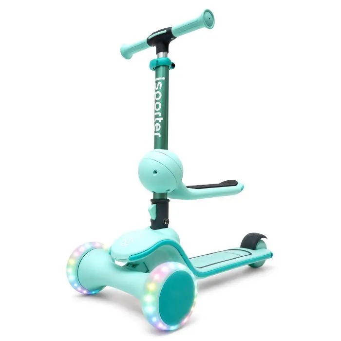 Самокат iSporter EVO 2в1 з сидінням зелений (M2_Green)