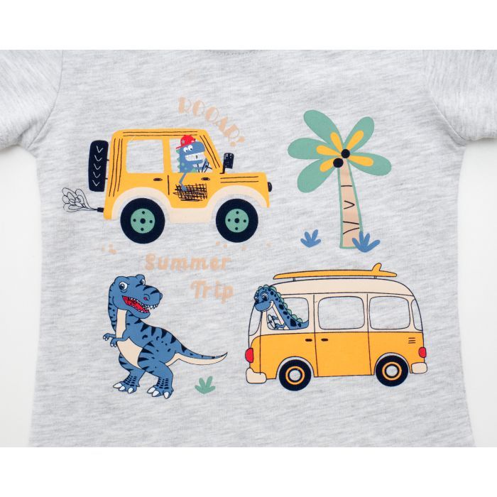 Набор детской одежды Breeze с машинкой (20988-104B-gray) изображение 4