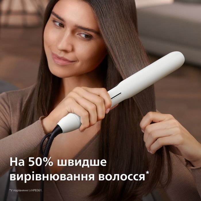 Выпрямитель для волос Philips 5000 Series, темп.режимов-12, 120230 °C, кераміка, білий (BHS515/00) изображение 3