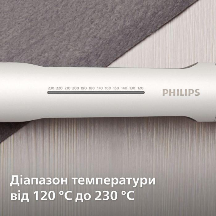 Выпрямитель для волос Philips 5000 Series, темп.режимов-12, 120230 °C, кераміка, білий (BHS515/00) изображение 7