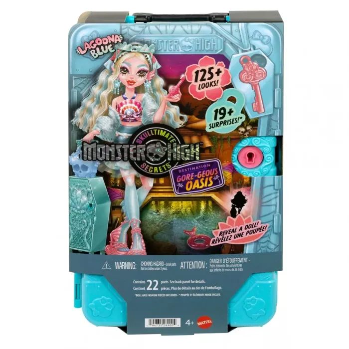 Лялька Monster High Набір-сюрприз Кошмарні канікули Жахо-секрети Лагуни (JDR51) зображення 11