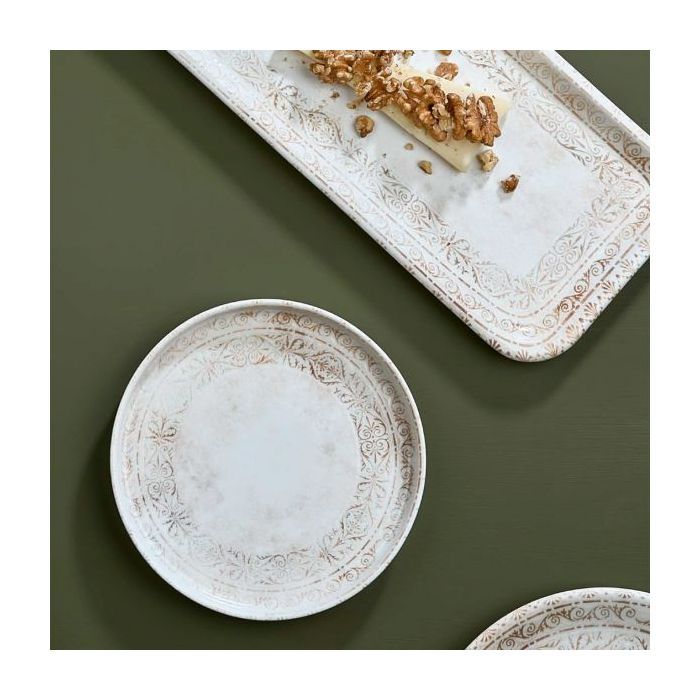 Тарілка By Bone серія "Antico" з бортом 90° 27 см (AN-HL-27-RD) зображення 2