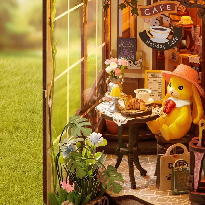 Конструктор Robotime Rolife деревянній 3D Праздничное кафе (TGB15) изображение 4