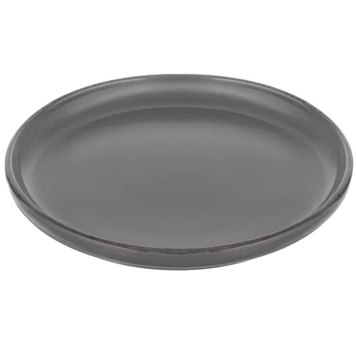 Тарілка Ardesto Lazio, 730мл, 18.5см, кераміка, сірий темний (AR1618DG)