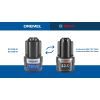 Гравер Dremel 8240-5 12V, 1х2Ah, 5000-35000об/мин, ЗУ, 0.66кг (F.013.824.0JA) изображение 7