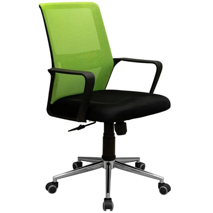 Офисное кресло Richman Фрайдей Хром М-1 (Tilt) Сетка черная+зеленая (R00000056031)