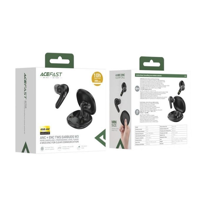 Навушники Acefast W3 ANC Black (6974316284796) зображення 3