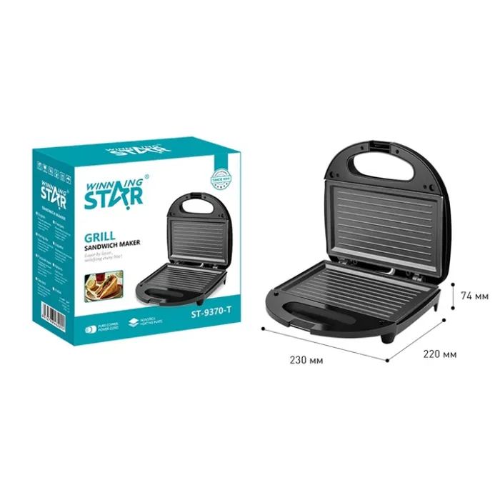 Сэндвичница WINNINGSTAR ST-9370-T изображение 5