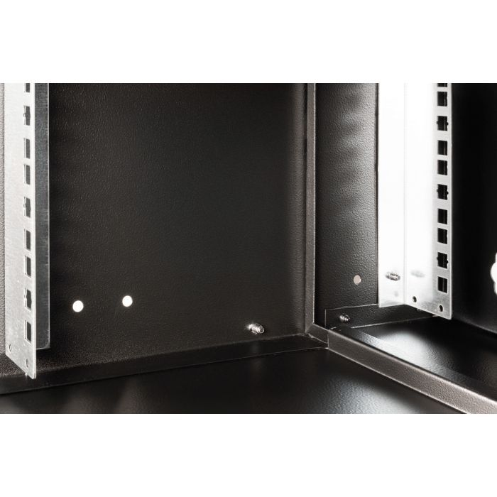 Шкаф настенный Digitus 4U SOHO Pro 19" 540*400*240мм(Ш*Г*В), black (DN-49201) изображение 9