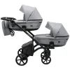 Коляска Bair 2 в 1 Kiwi DUO Soft для двійні BKP-218 сірий (681104) изображение 3