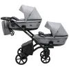 Коляска Bair 2 в 1 Kiwi DUO Soft для двійні BKP-218 сірий (681104) изображение 4