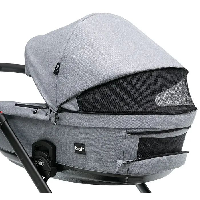 Коляска Bair 2 в 1 Kiwi DUO Soft для двійні BKP-218 сірий (681104) изображение 6