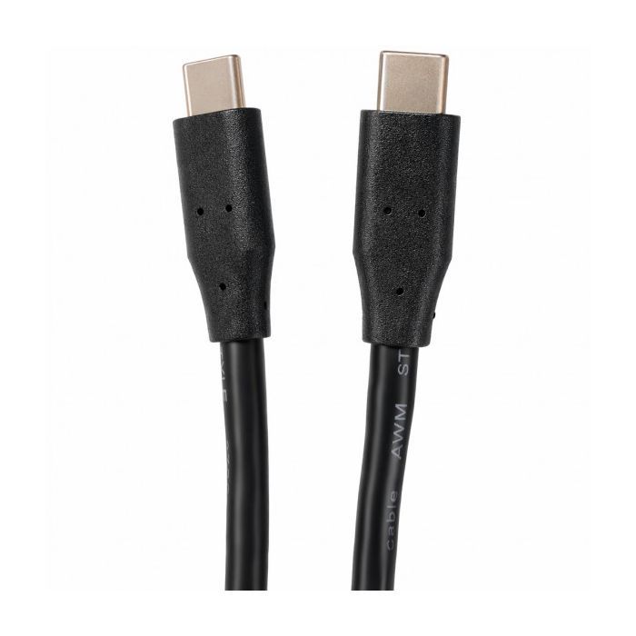 Дата кабель USB-C to USB-C 1.5m 60W black Kingda (KD-UCUC3002-1.5m)