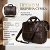 Сумка Vintage Шкіряна Коричнева (14247) зображення 5