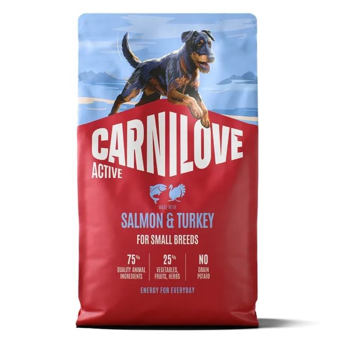 Сухой корм для собак Carnilove Active Salmon & Turkey Small Breed 4 кг (8595602581283)