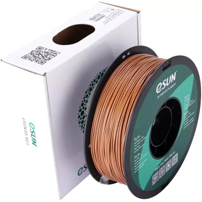 Пластик для 3D-принтера eSUN PLA+ 1,75мм, 1кг, Light brown (PLA+P175LC1)