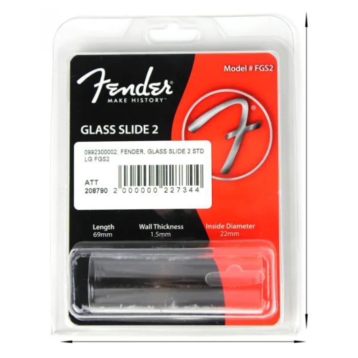 Слайдер для гітари Fender Glass Slide 2 STD LG FGS2 (208790) зображення 4